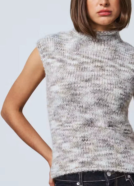 Nellie Sleeveless Sweater - Canadian Lynx