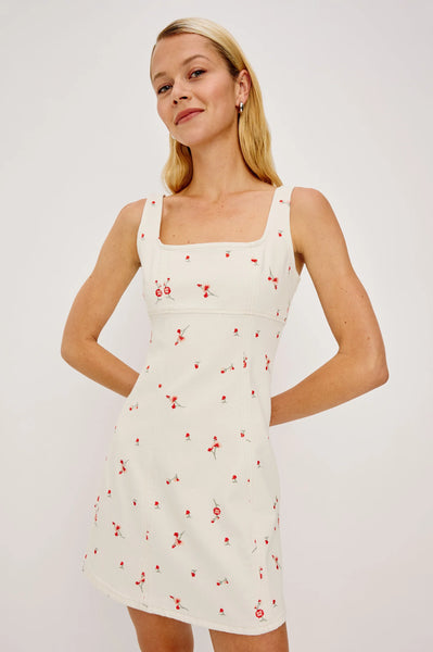 Altadena Dress - Ecru Romantic Floral