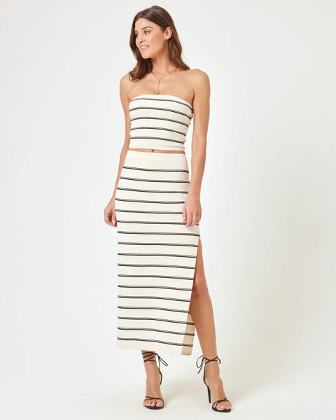 Amalfi Tube Top - Mykonos Stripe