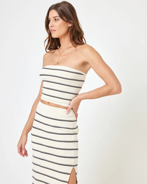 Amalfi Skirt - Mykonos Stripe