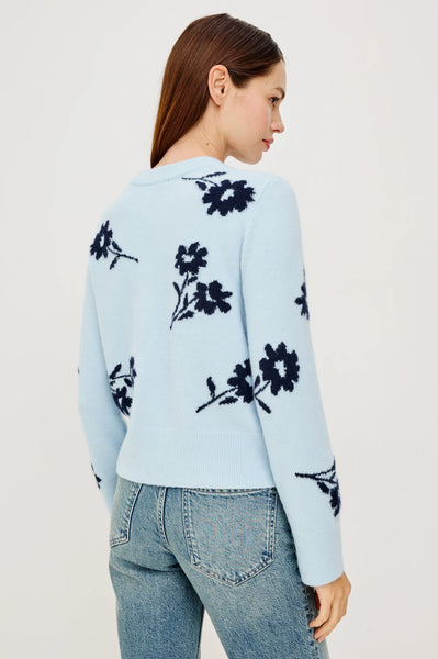 Anise Sweater - Winter Blue Floral