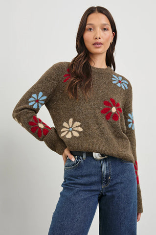 Anise Sweater - Winter Floral