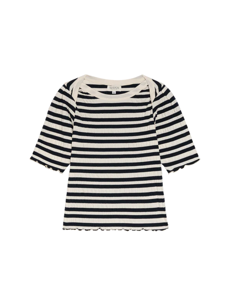 April Envelope Top - Crinkle Stripe