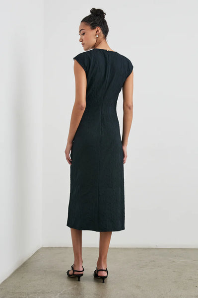 Auren Dress - Black Jacquard