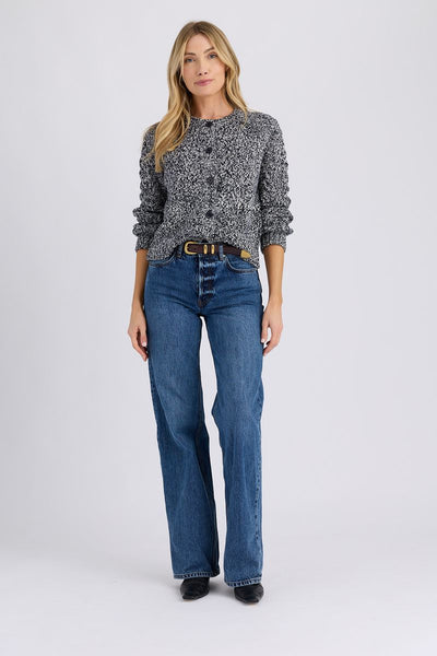 Krew Cardigan - Navy Combo