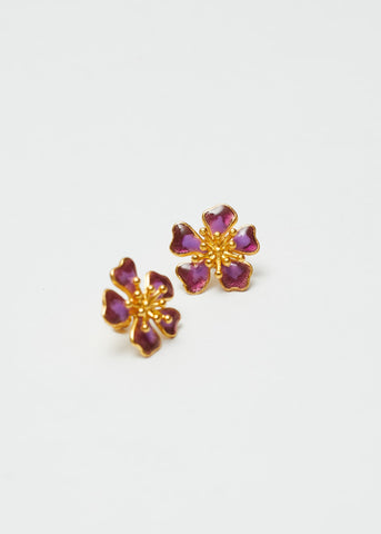 Mini Aurora Earrings - Purple