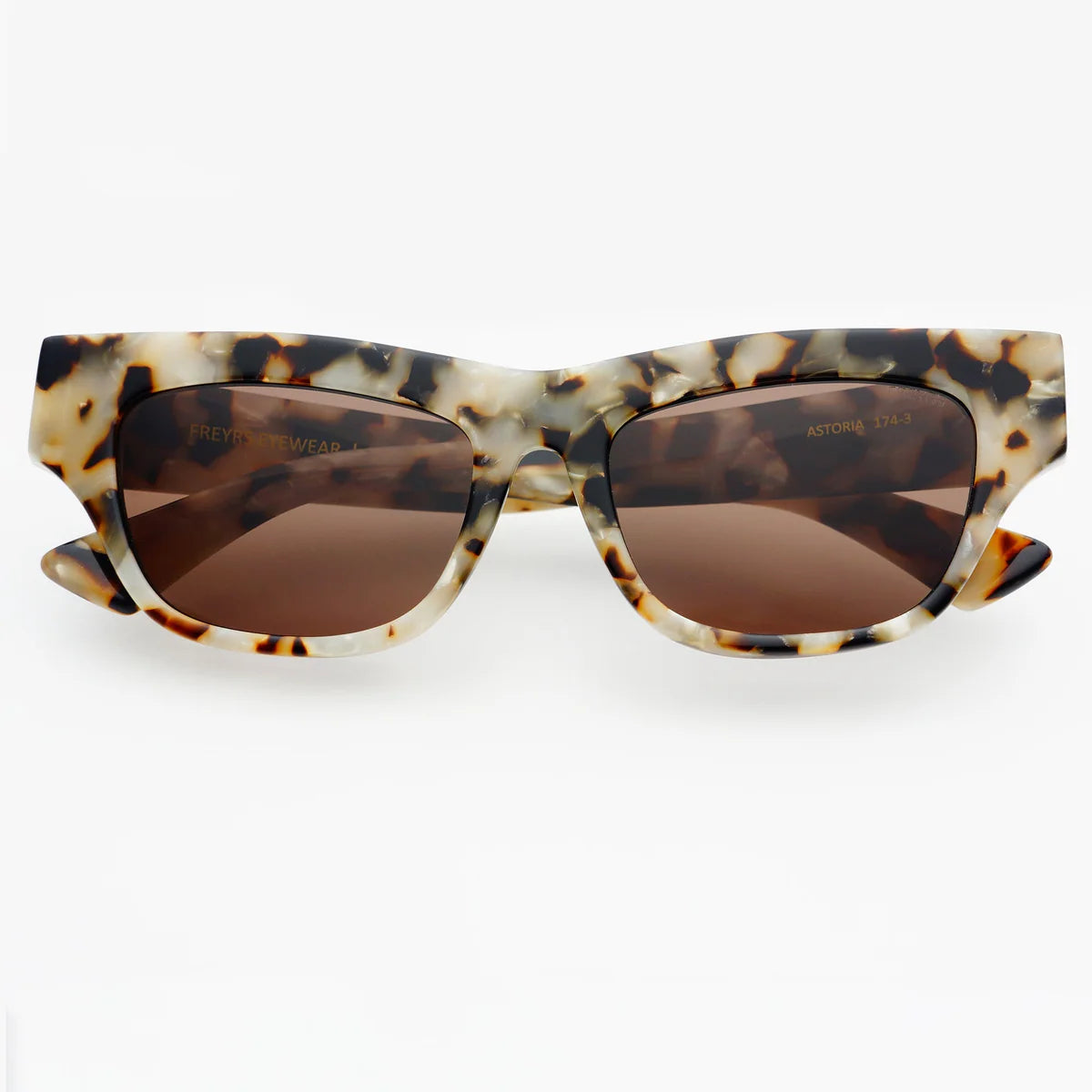 Astoria Cat Eye Sunglasses - Brown Pearl