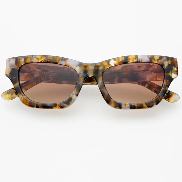 Aurora Cat Eye Sunglasses - Brown Pearl