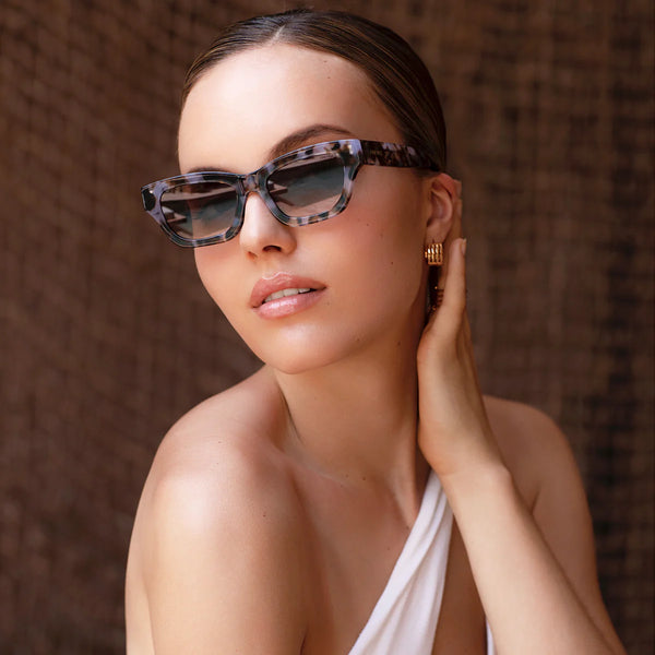 Aurora Cat Eye Sunglasses - Brown Pearl