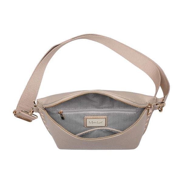 Gizelle Belt Crossbody Bag - Natural