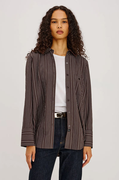 Beck Shirt - Chicory Stripe