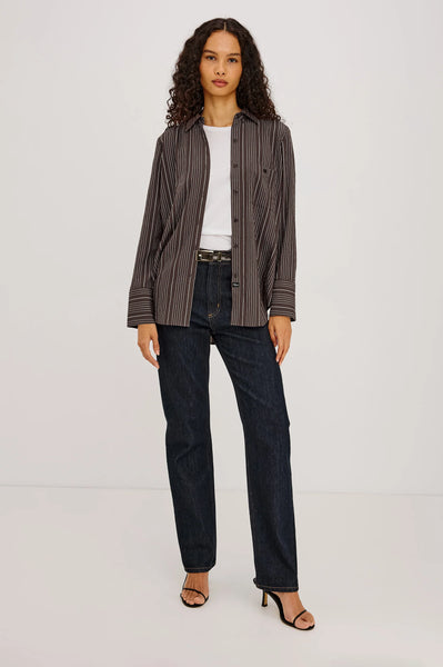 Beck Shirt - Chicory Stripe