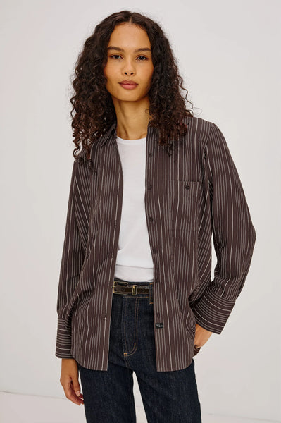 Beck Shirt - Chicory Stripe