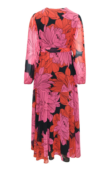 Bridge Maxi Dress - Pink Blooming Floral