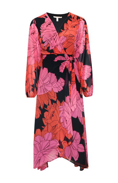 Bridge Maxi Dress - Pink Blooming Floral