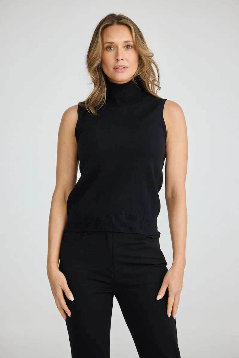 Skye Knit Top - Black