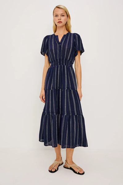 Cannes Dress - Marina Stripe