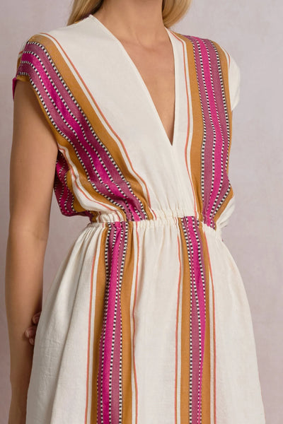 Charlotte Mini Dress - Natural Pink