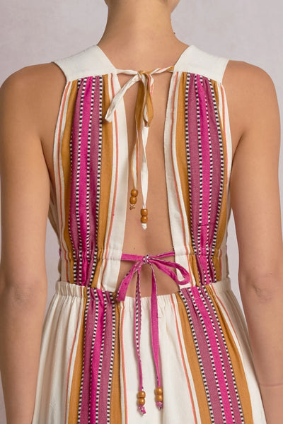 Julia Maxi Dress - Natural Pink