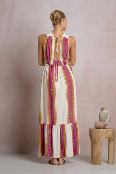 Julia Maxi Dress - Natural Pink