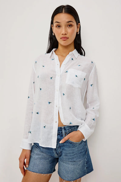 Charli Shirt - Bluebell Carnation