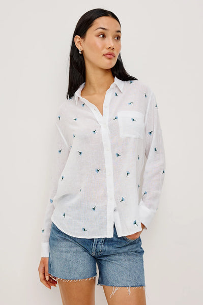 Charli Shirt - Bluebell Carnation