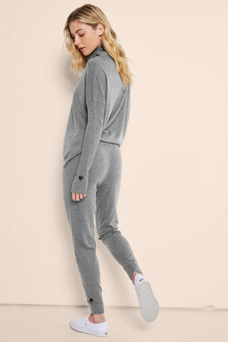 Love Front Jogger - Silver