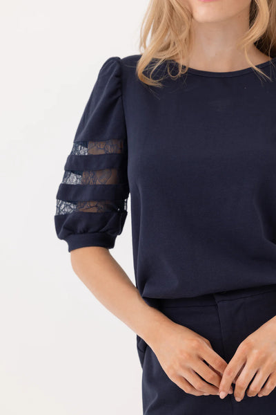 Camille Pullover - Navy