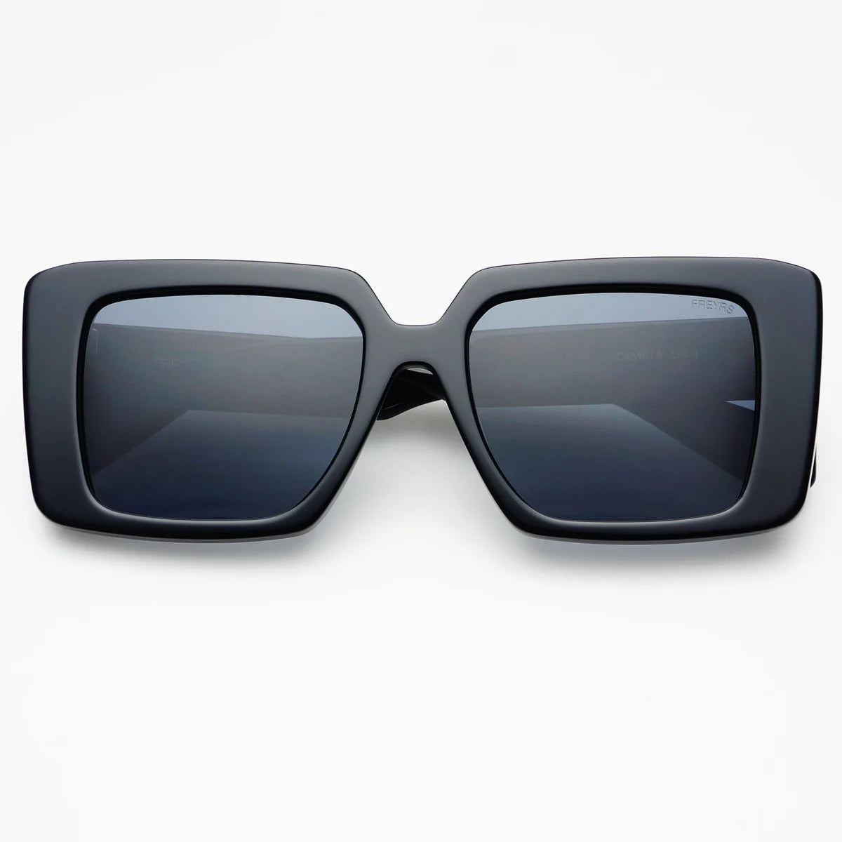 Camilla Rectangular Sunglasses - Black