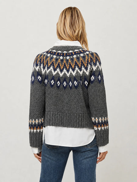 Alina Mix Media Jacquard Cardigan - Multi