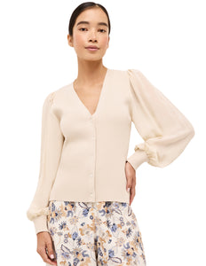 Landry Cardigan - Porcelain