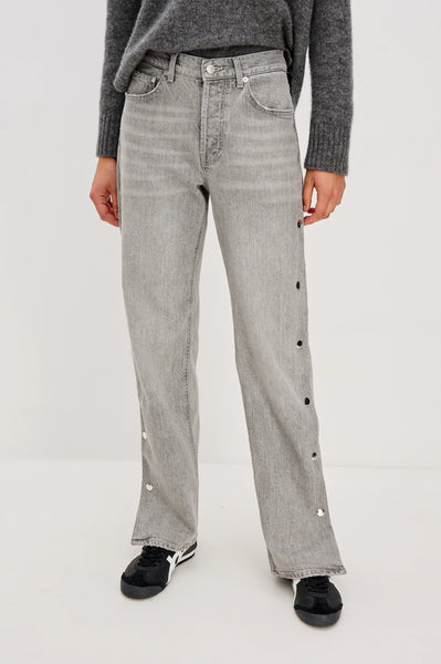 Del Mar Baggy Jean - Stone Grey