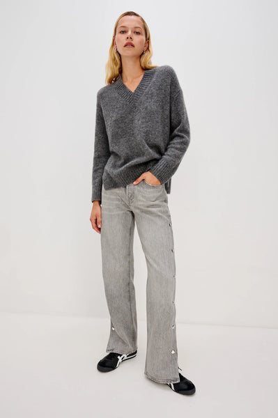 Del Mar Baggy Jean - Stone Grey