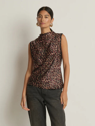 Delilah Tank  - Winter Leopard