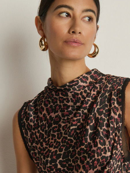 Delilah Tank  - Winter Leopard