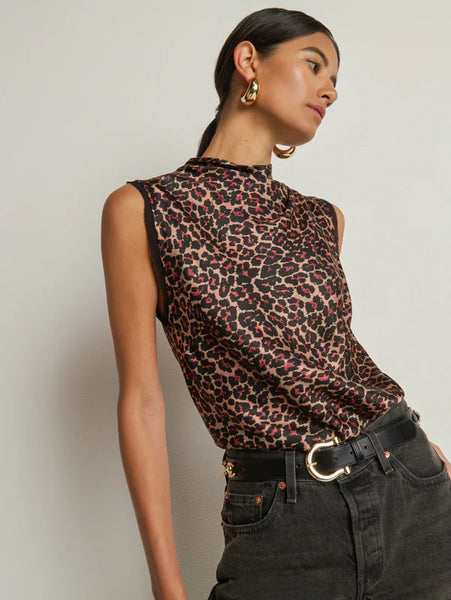 Delilah Tank  - Winter Leopard
