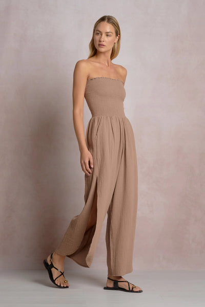 Angie Jumpsuit - Taupe