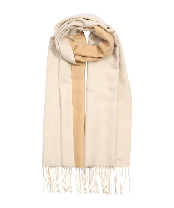Double Face Scarf - Pebble