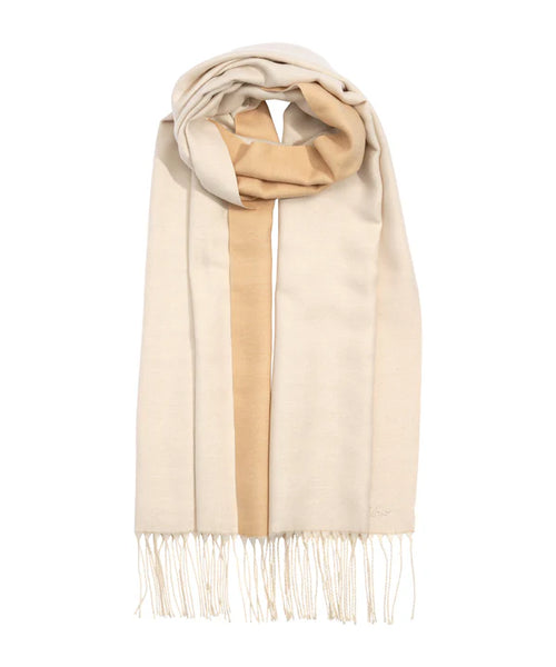 Double Face Scarf - Pebble