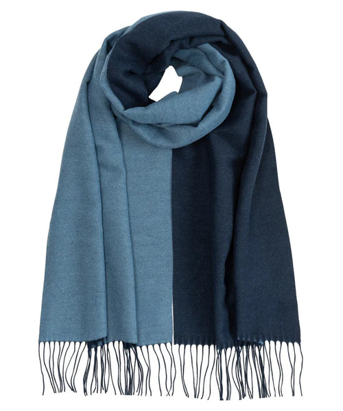 Double Face Scarf - Navy