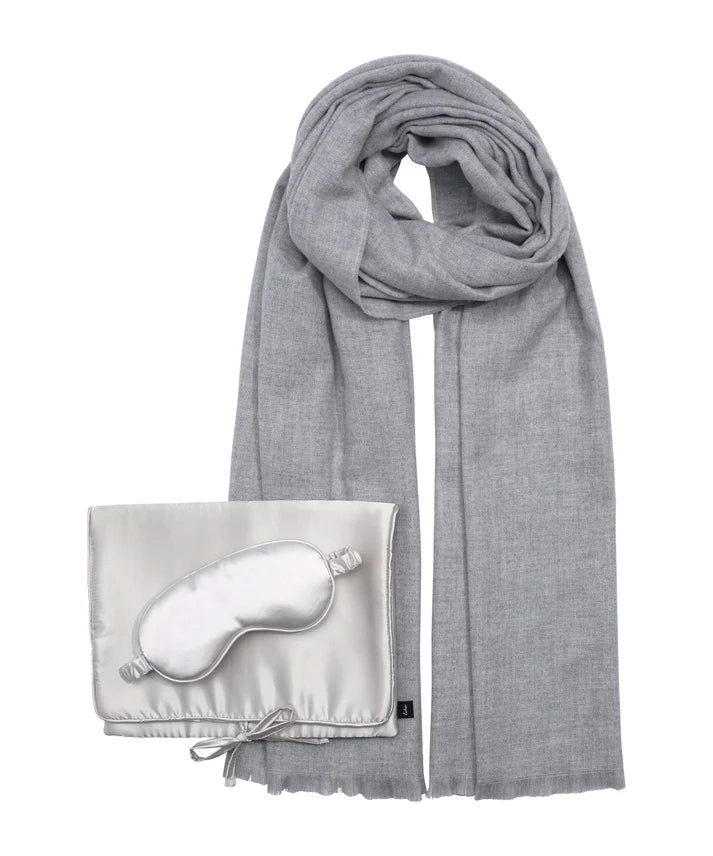 Travel Wrap Set - Heather Grey