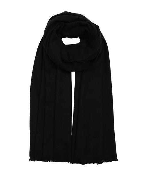 Essential Knit Travel Wrap - Black