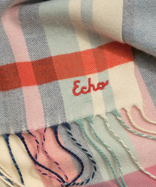 Central Park Plaid Scarf - Multi