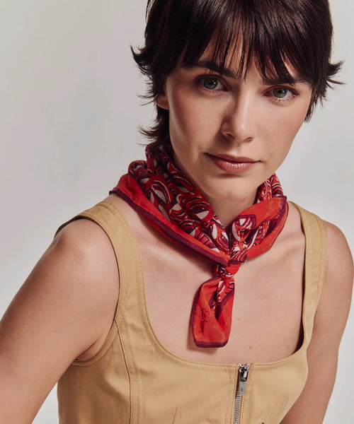 Shoal Of Fish Bandana - Fiesta Orange