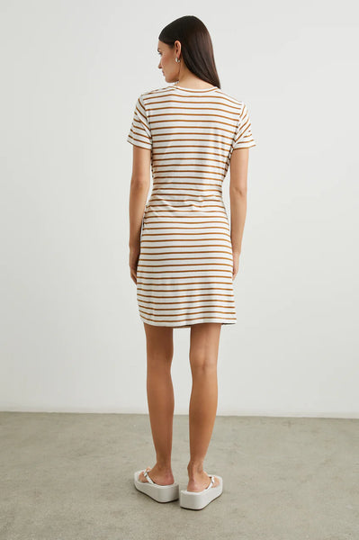 Edie Dress - Carmel Stripe