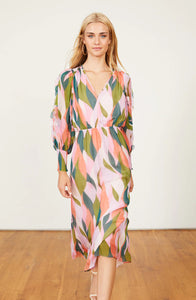 Stace Maxi Dress - Lotus Leaves