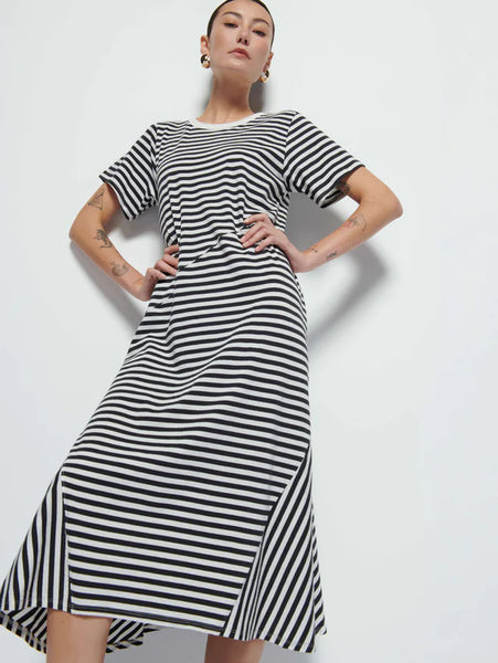 Eileen Stripe T-Shirt Dress - City Stripe