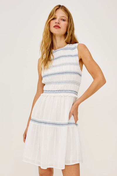 Elia Dress - White
