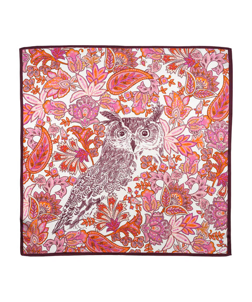 Flaco Silk Bandana - Rose Violet