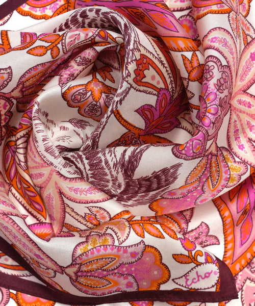 Flaco Silk Bandana - Rose Violet